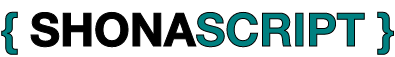 ShonaScript Logo